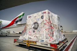 Launched Aerospace and Engineering vertical and transported Arab Satellite 813.jpg
